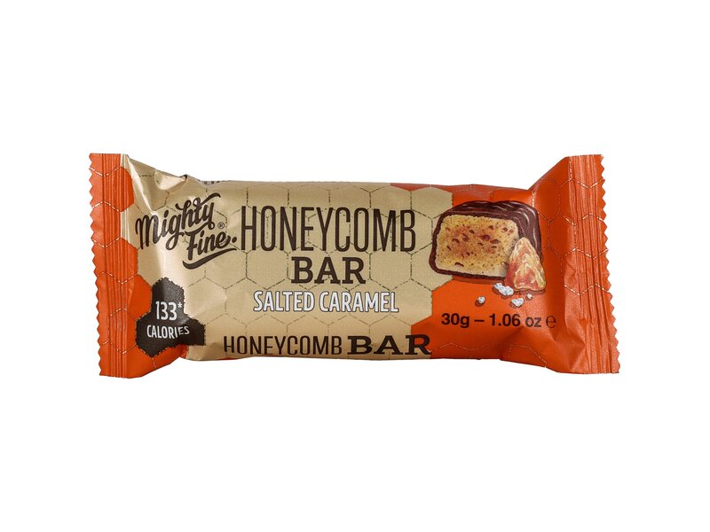 Mighty Fine salted caramel honeycomb bar 30g