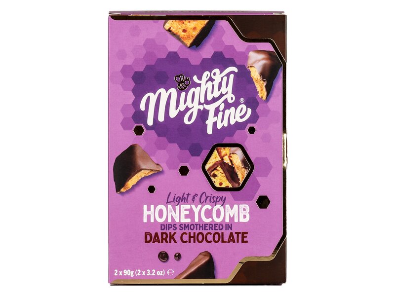 Mighty Fine Dark Chocolate Honeycomb Gift Box 180g