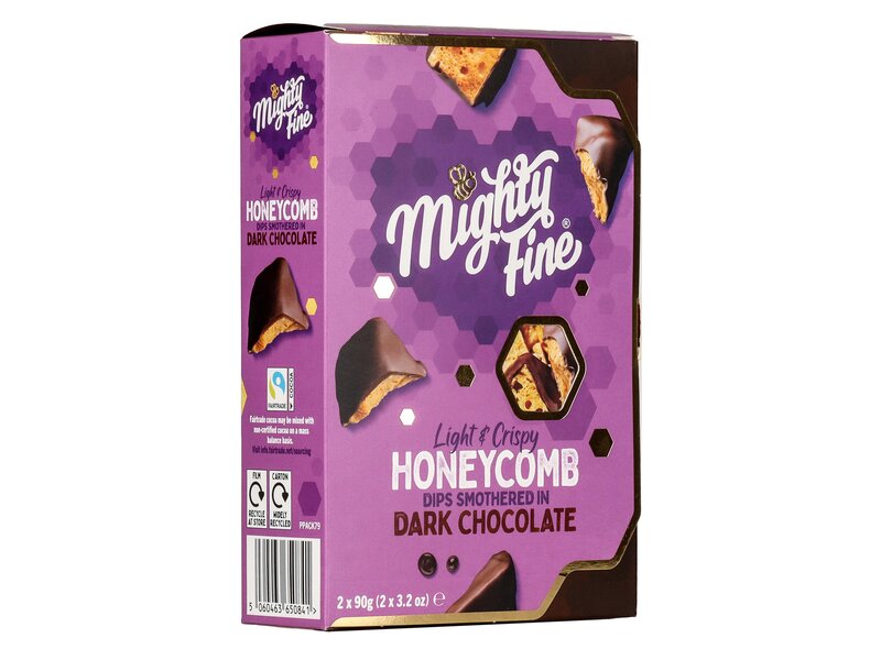 Mighty Fine Dark Chocolate Honeycomb Gift Box 180g