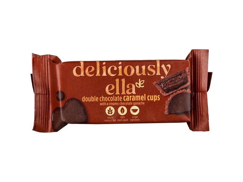 Deliciously Ella Cups double chocolate caramel 36g