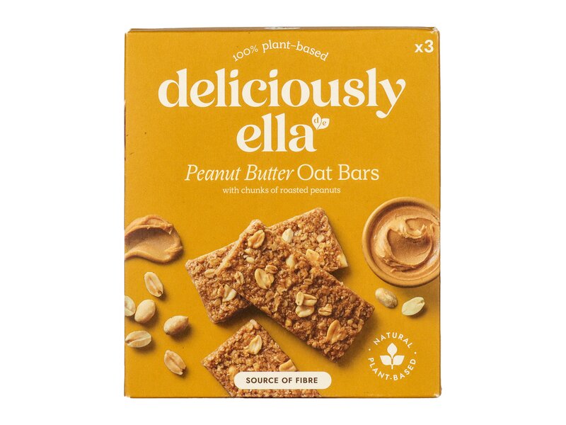 Deliciously Ella Peanut Butter Oat Bars 3x50g