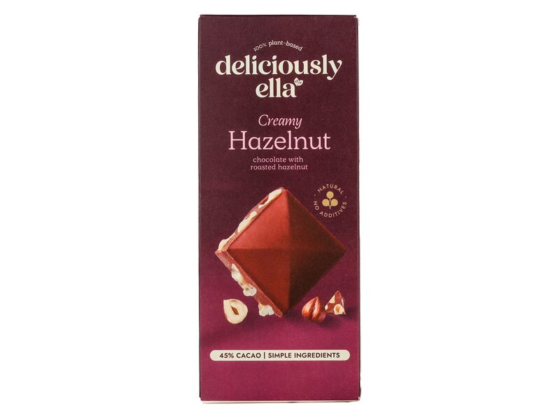 Deliciously Ella Creamy Vegan Chocolate with roasted hazelnut 85g