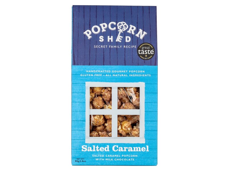 Popcorn Shed Salted Caramel Popcorn with milk chocolate 80g