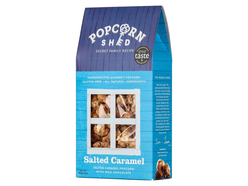 Popcorn Shed Salted Caramel Popcorn with milk chocolate 80g