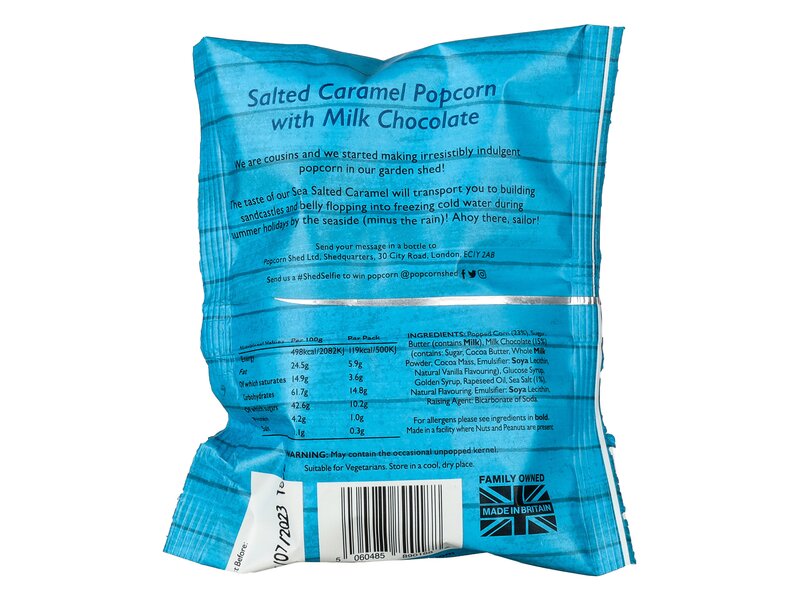 Popcorn Shed Sós karamellás-tejcsokoládés popcorn 24g
