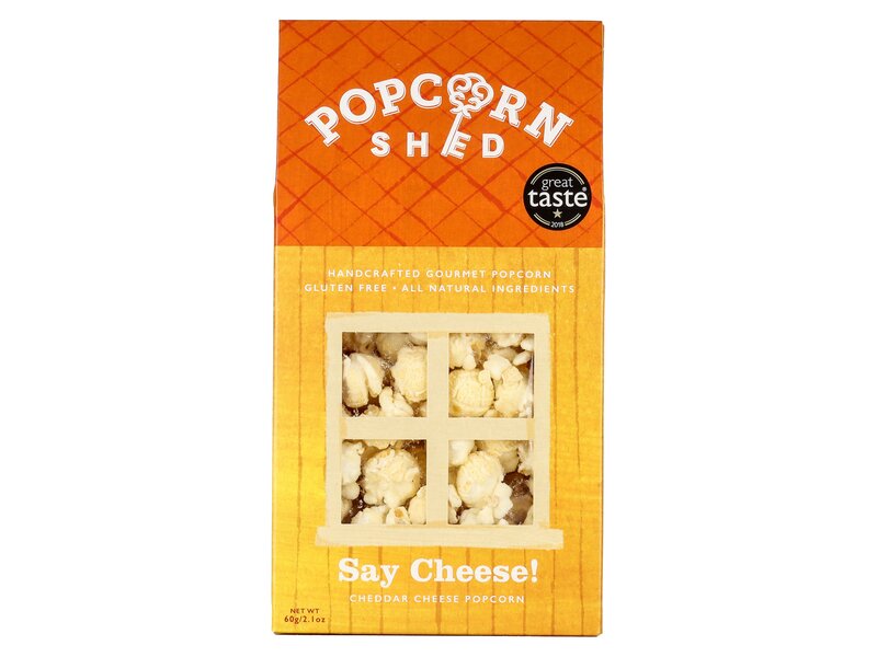 Popcorn Shed Say Cheese! Cheddar sajttal ízesített popcorn 60g