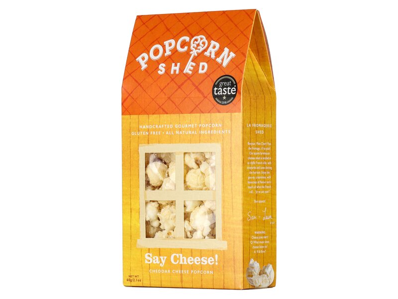 Popcorn Shed Say Cheese! Cheddar sajttal ízesített popcorn 60g