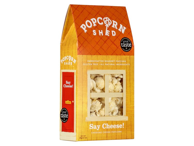 Popcorn Shed Say Cheese! Cheddar sajttal ízesített popcorn 60g