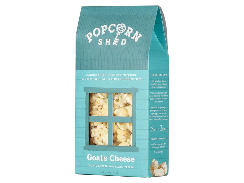 Popcorn Shed Kecskesajttal és borssal ízesített popcorn 60g
