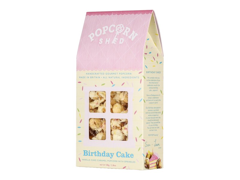 Popcorn Shed Vaníliatorta ízesítésű popcorn 80g