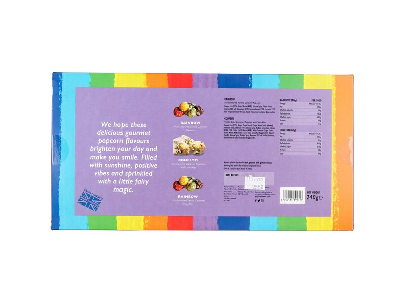 Popcorn Shed Rainbows, Unicorns & Popcorn Mix 240g