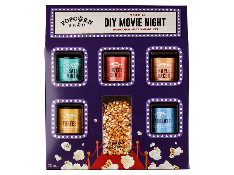 Popcorn Shed DIY Movie Night Popcorn Seasoning Kit 625g