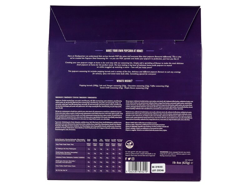 Popcorn Shed DIY Movie Night Popcorn Seasoning Kit 625g