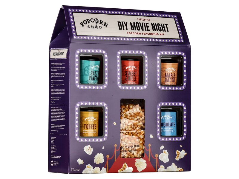 Popcorn Shed DIY Movie Night Popcorn Seasoning Kit 625g