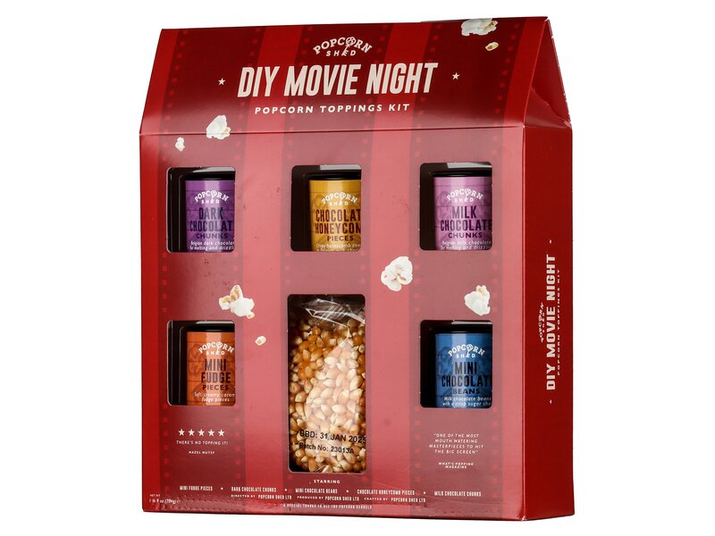 Popcorn Shed DIY Movie Night Popcorn Toppings Kit 704g