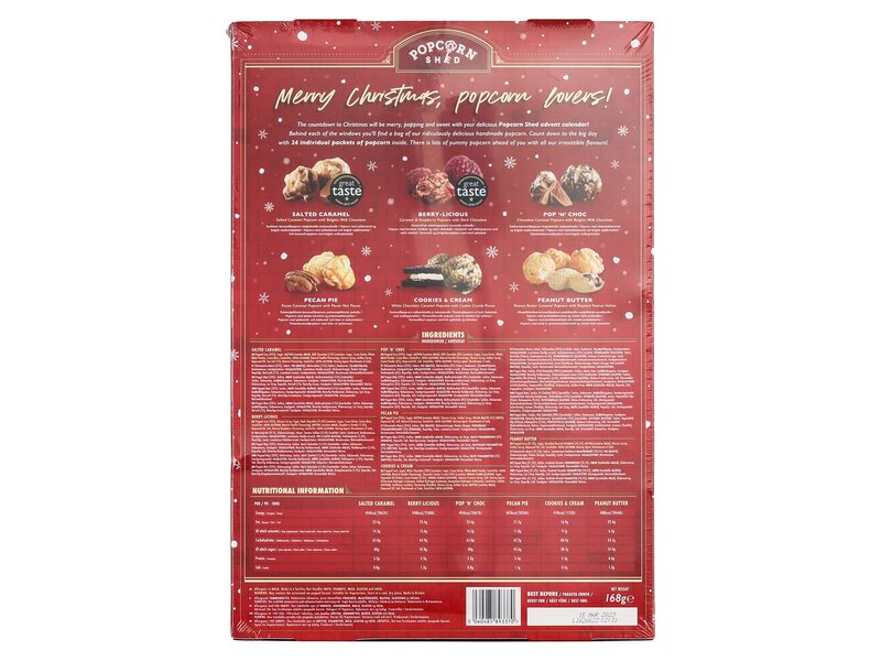 Popcorn Shed Advent Calendar 168g