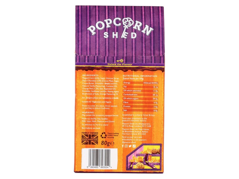 Popcorn Shed Rainbow Multicoloured Vanilla Caramel Popcorn 80g