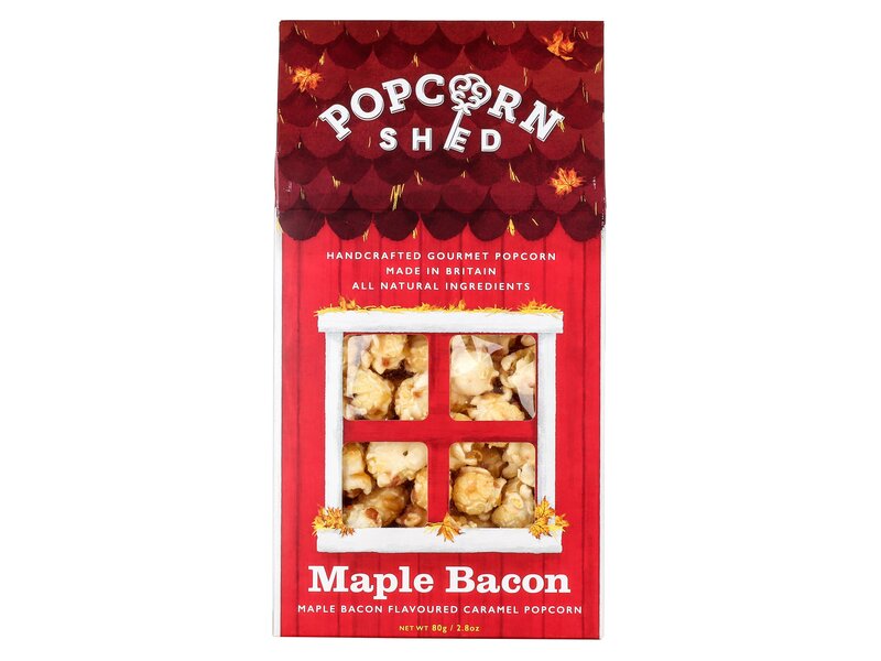 Popcorn Shed Juharszirupos bacon ízesítésű popcorn 80g