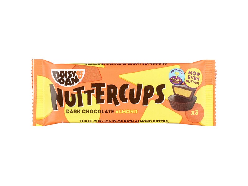 Doisy & Dam Nuttercups Dark Chocolate Almond 27g