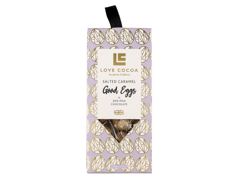 Love Cocoa Good Eggs Salted Caramel 100g