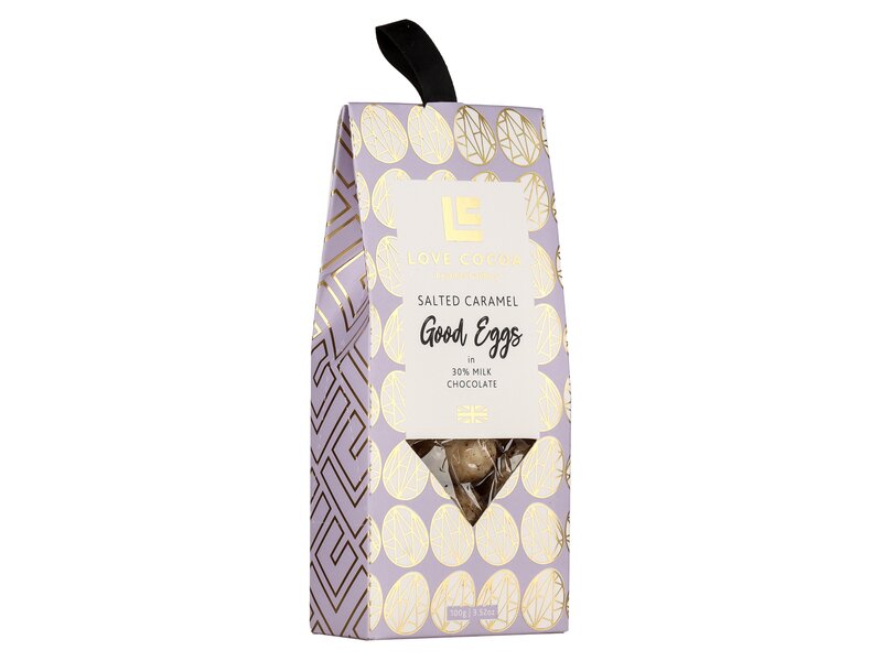 Love Cocoa Good Eggs Salted Caramel 100g