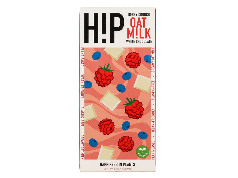 HiP Berry Crunch Oat M!lk White Chocolate 70g
