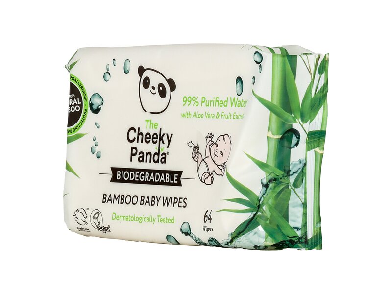 Cheeky Panda bambusz babatörlőkendő