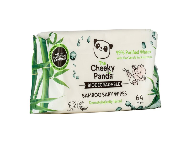 Cheeky Panda bambusz babatörlőkendő