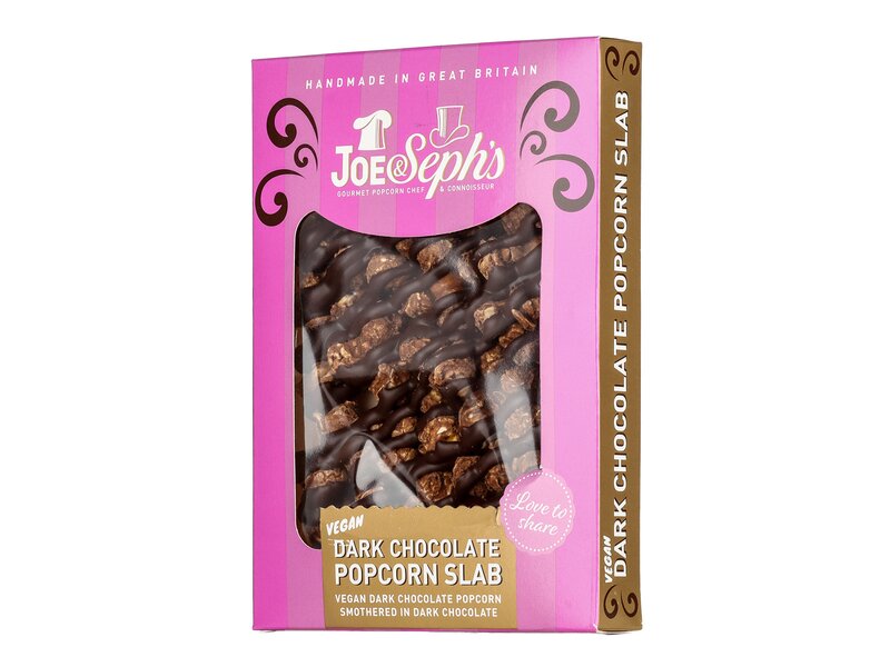 Joe & Seph’s Vegan Dark Chocolate Popcorn Slab 115g