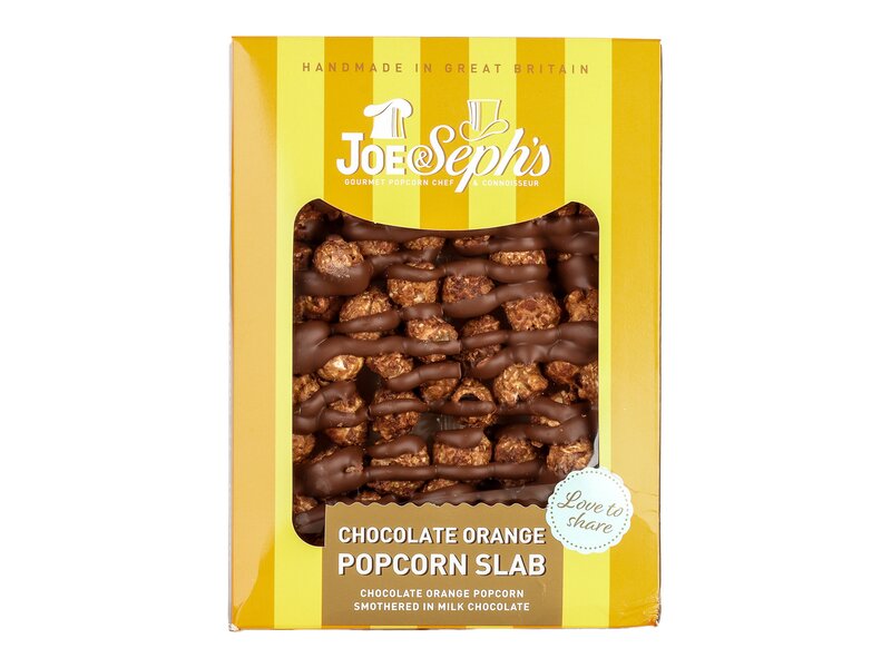 Joe & Seph’s Chocolate Orange Popcorn Slab 115g