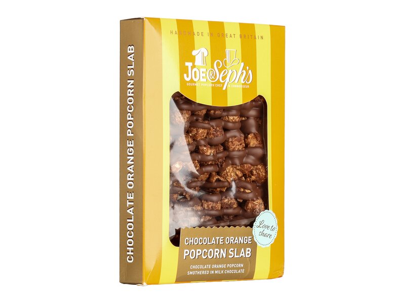 Joe & Seph’s Chocolate Orange Popcorn Slab 115g