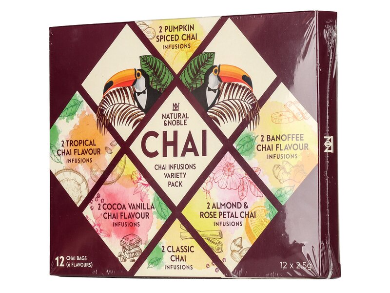 Natural & Noble Chai Infused Válogatás 12 x 2,5g