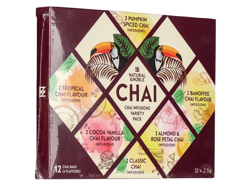 Natural & Noble Chai Infused Válogatás 12 x 2,5g