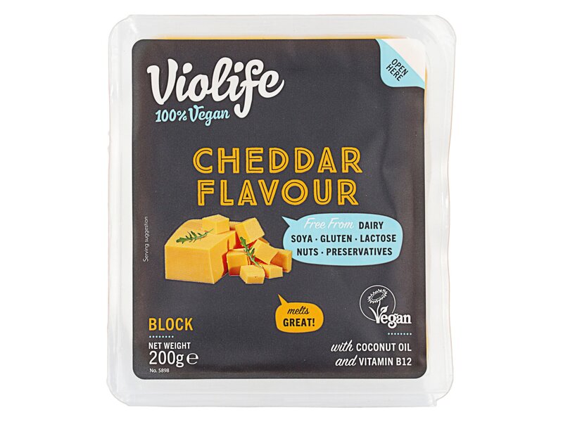 Violife* Block Cheddar Flavour 200g