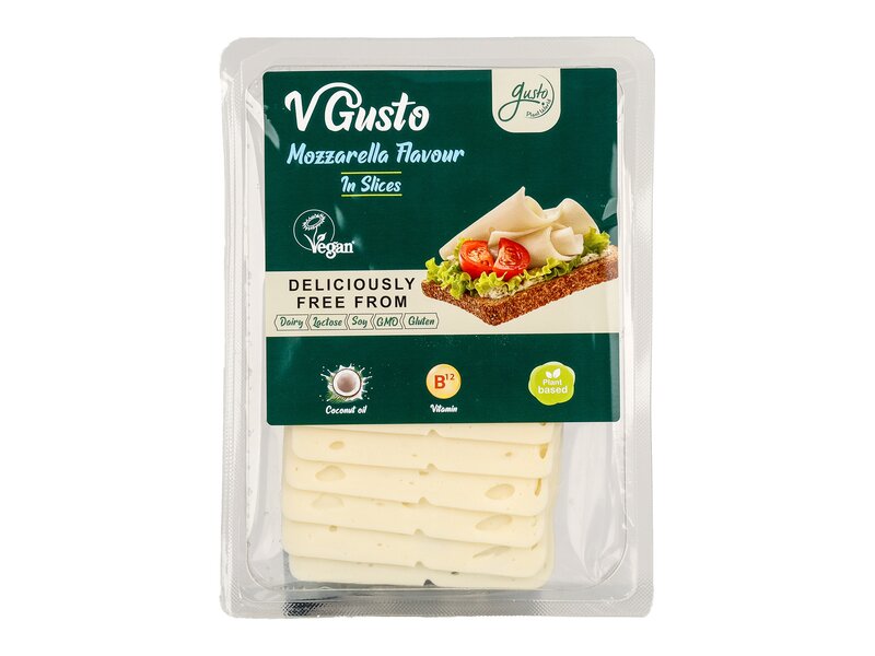 Vegan Gourmet*Mozzarella ízű szeletelt 140g