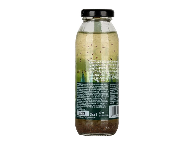 ChiaDia Lime-mal ízesített természetes chiamag ital 250ml