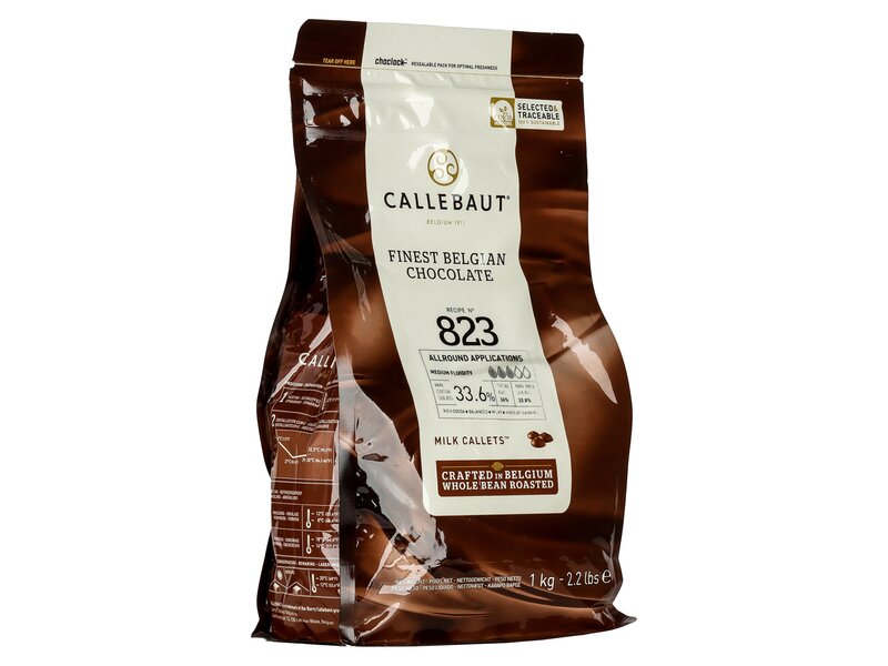 Callebaut tejcsokoládé pasztilla 33,6% kakaótartalommal 1kg