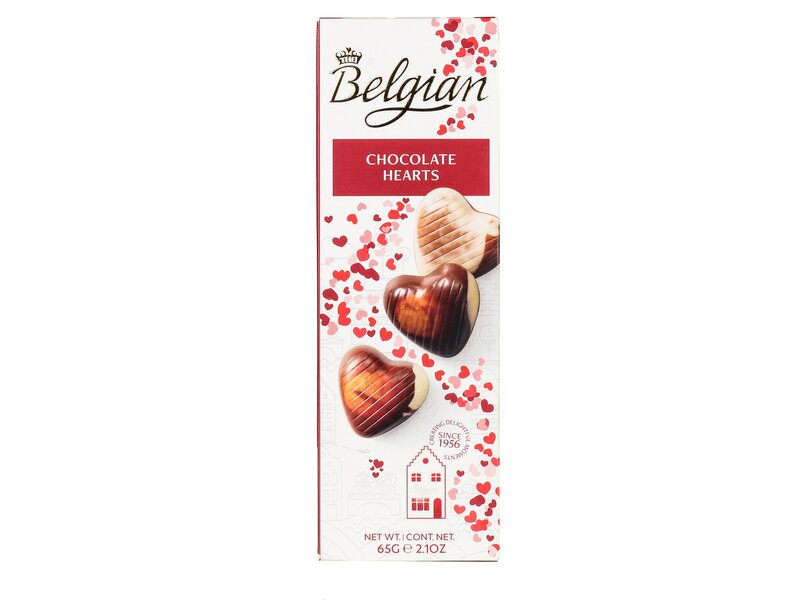 Belgian Hearts Valentine szívdesszert 65g