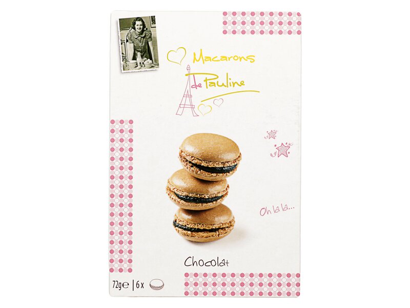 Macarons de Pauline chocolat 6db 72g