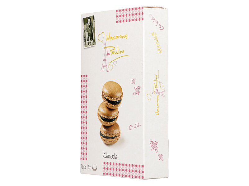 Macarons de Pauline chocolat 6db 72g