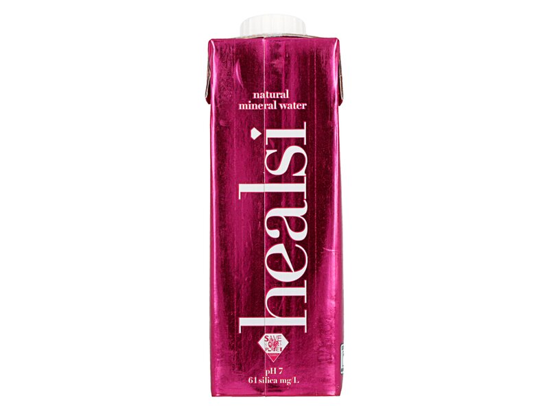 Healsi Natural Mineral Water Box Fuchsia 250ml