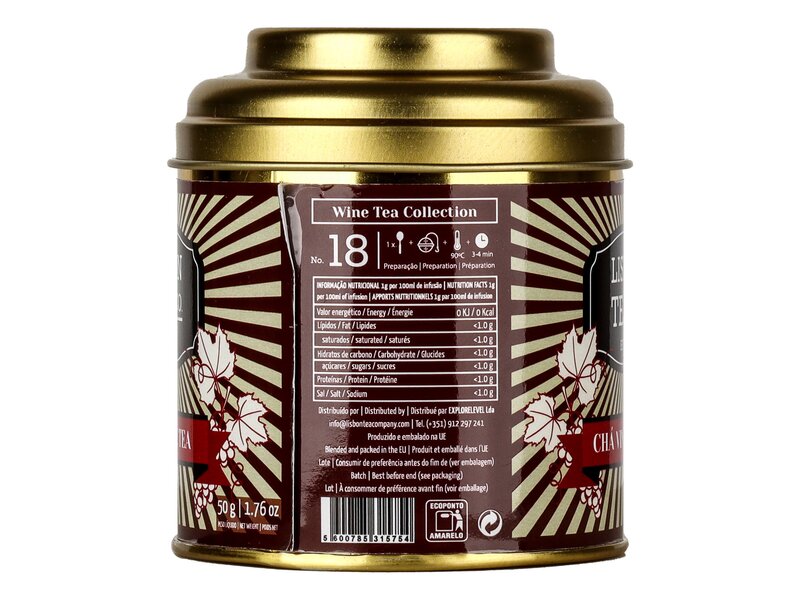 Lisbon tea Red Wine tea - Chá Vinho Tinto 50g