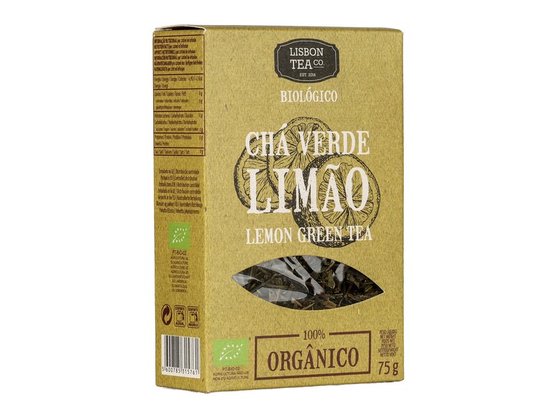 Lisbon Tea Chá Verde Limao Bio 75g