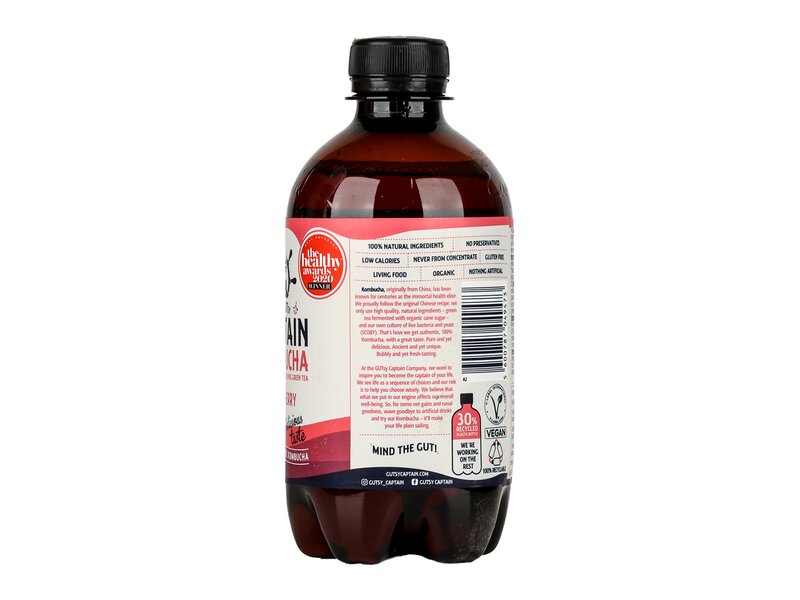 GUTsy Captain Kombucha Raspberry 400ml