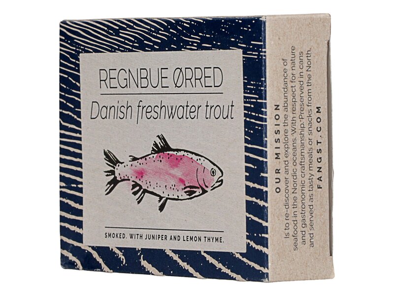 Fangst Danish freshwater trout 110g