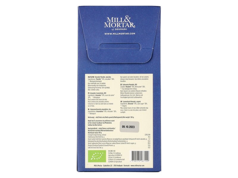 Mill & Mortar bio karamellizált mandula 100g