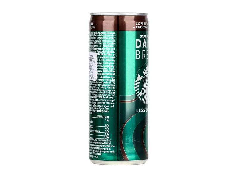 Starbucks Daily Brew Csokoládé ízesítésű, valódi kávét tartalmazó tejital 250ml