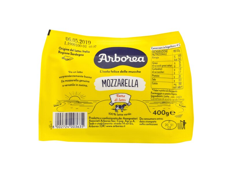 Arborea* Mozzarella per Pizza 400g
