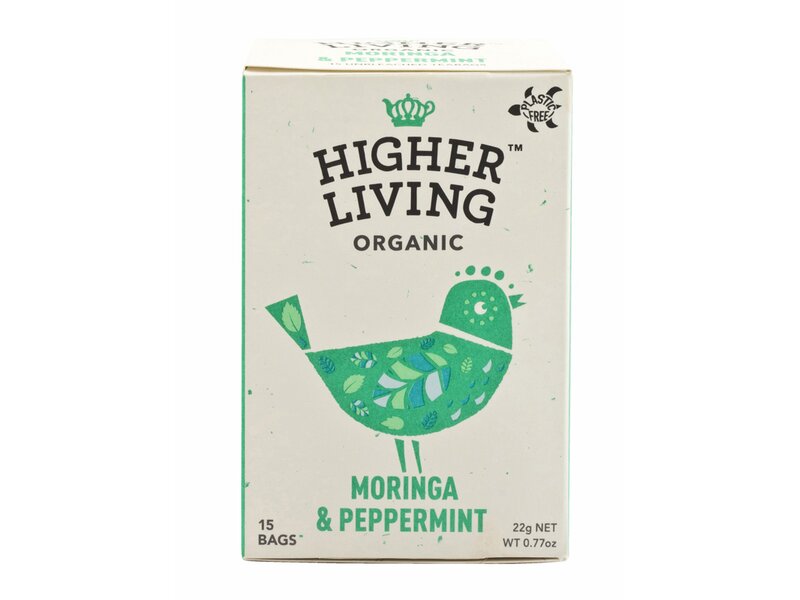 Higher Living Organic Morinaga&Peppermint Tea 15 filter 22g