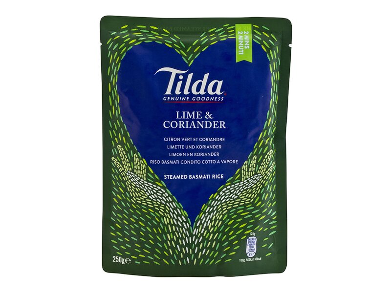 Tilda Steamed Rice Lime & Coriander 250g